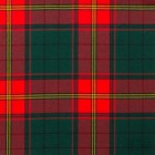 Ulster Red 10oz Tartan Fabric By The Metre